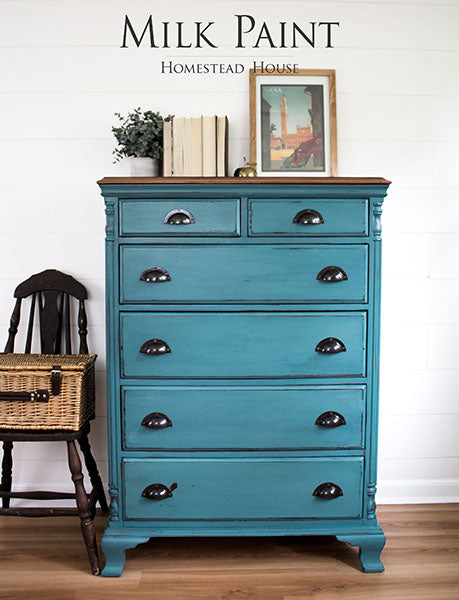 Homestead House Milk Paint - RENFREW BLUE - Rustic Farmhouse Charm