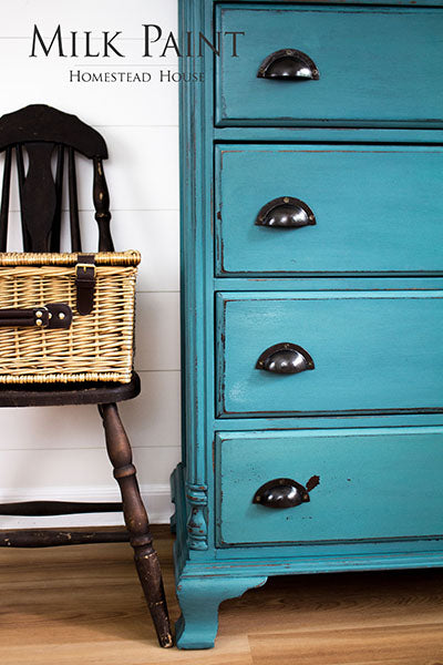 Homestead House Milk Paint - RENFREW BLUE - Rustic Farmhouse Charm