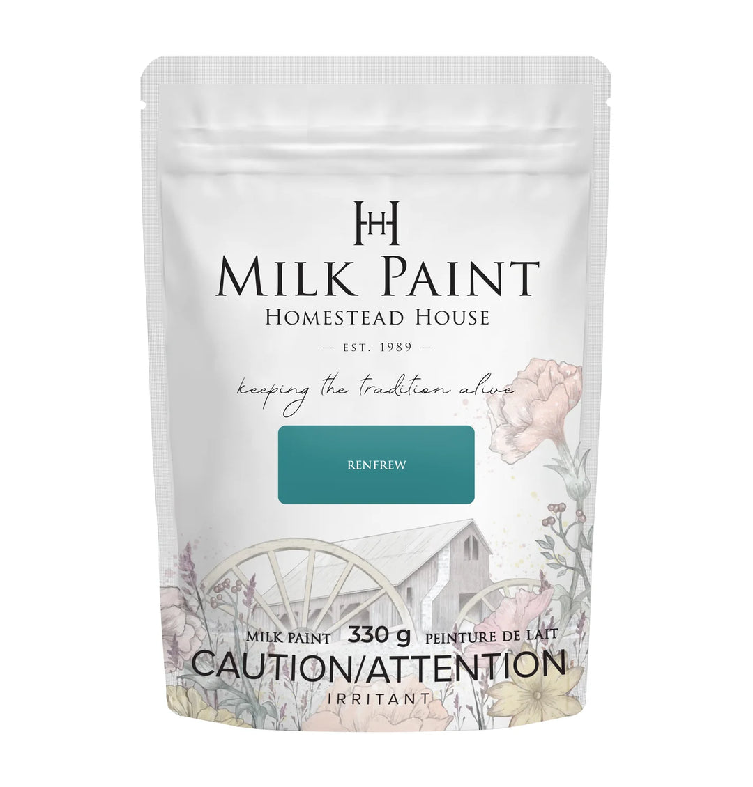 Homestead House Milk Paint - RENFREW BLUE - Rustic Farmhouse Charm