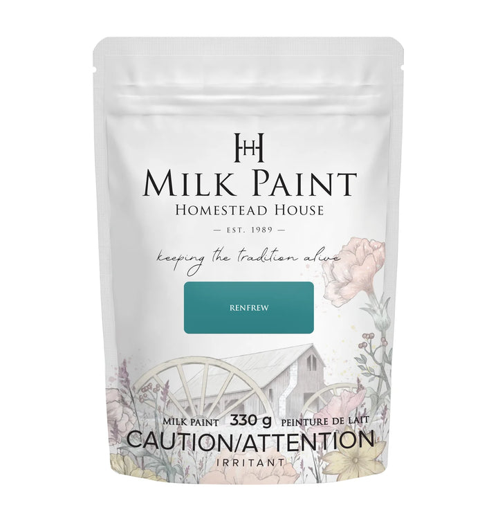 Homestead House Milk Paint - RENFREW BLUE - Rustic Farmhouse Charm