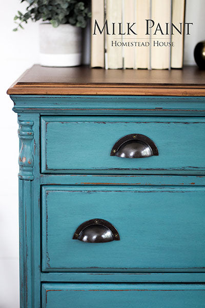 Homestead House Milk Paint - RENFREW BLUE - Rustic Farmhouse Charm