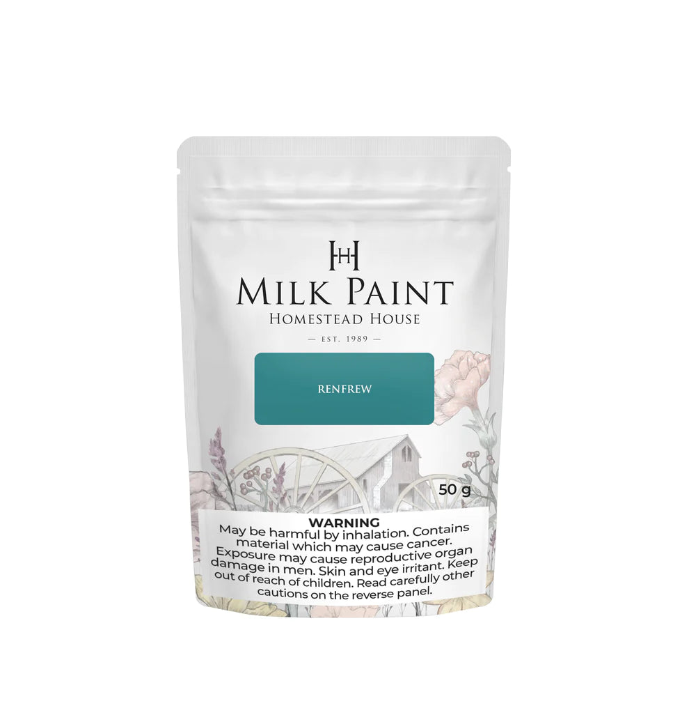 Homestead House Milk Paint - RENFREW BLUE - Rustic Farmhouse Charm