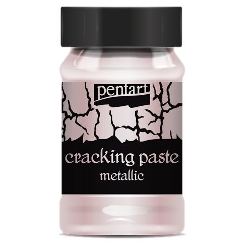 ROSE GOLD Metallic Cracking Paste by Pentart 100ml - Rustic Farmhouse Charm