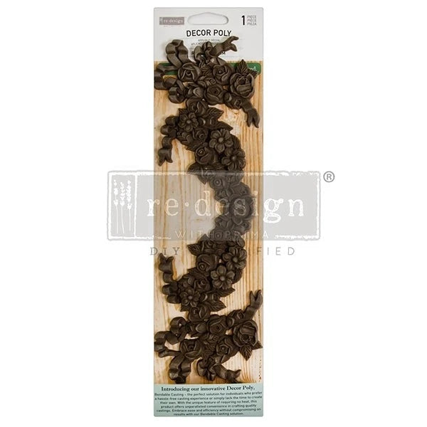 Redesign Décor Poly - ROYAL DECORUM (27.9cmx 8.4cm x 0.71cm) - Rustic Farmhouse Charm