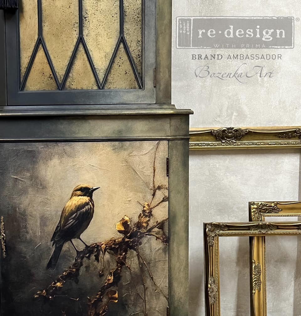 NEW! RUSTIC REFUGE Redesign A1 Decoupage Fibre Paper (59.44cm x 84.07cm) - Rustic Farmhouse Charm