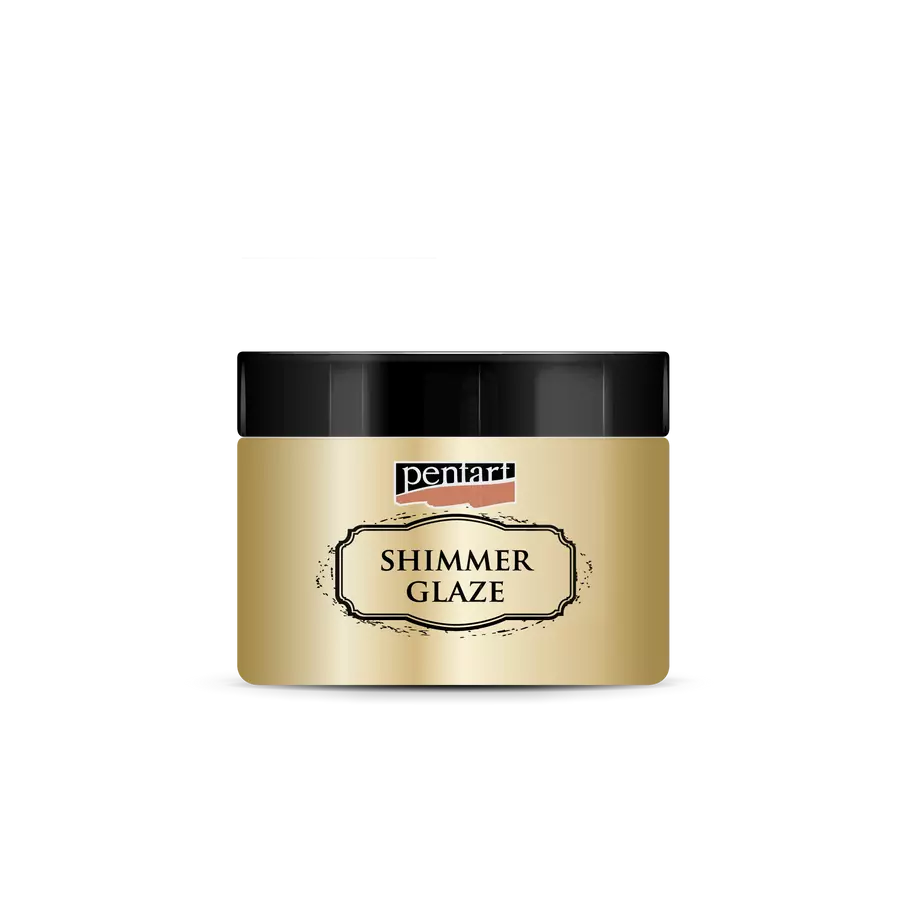 Pentart Shimmer Glaze - GOLD 150ml - Rustic Farmhouse Charm