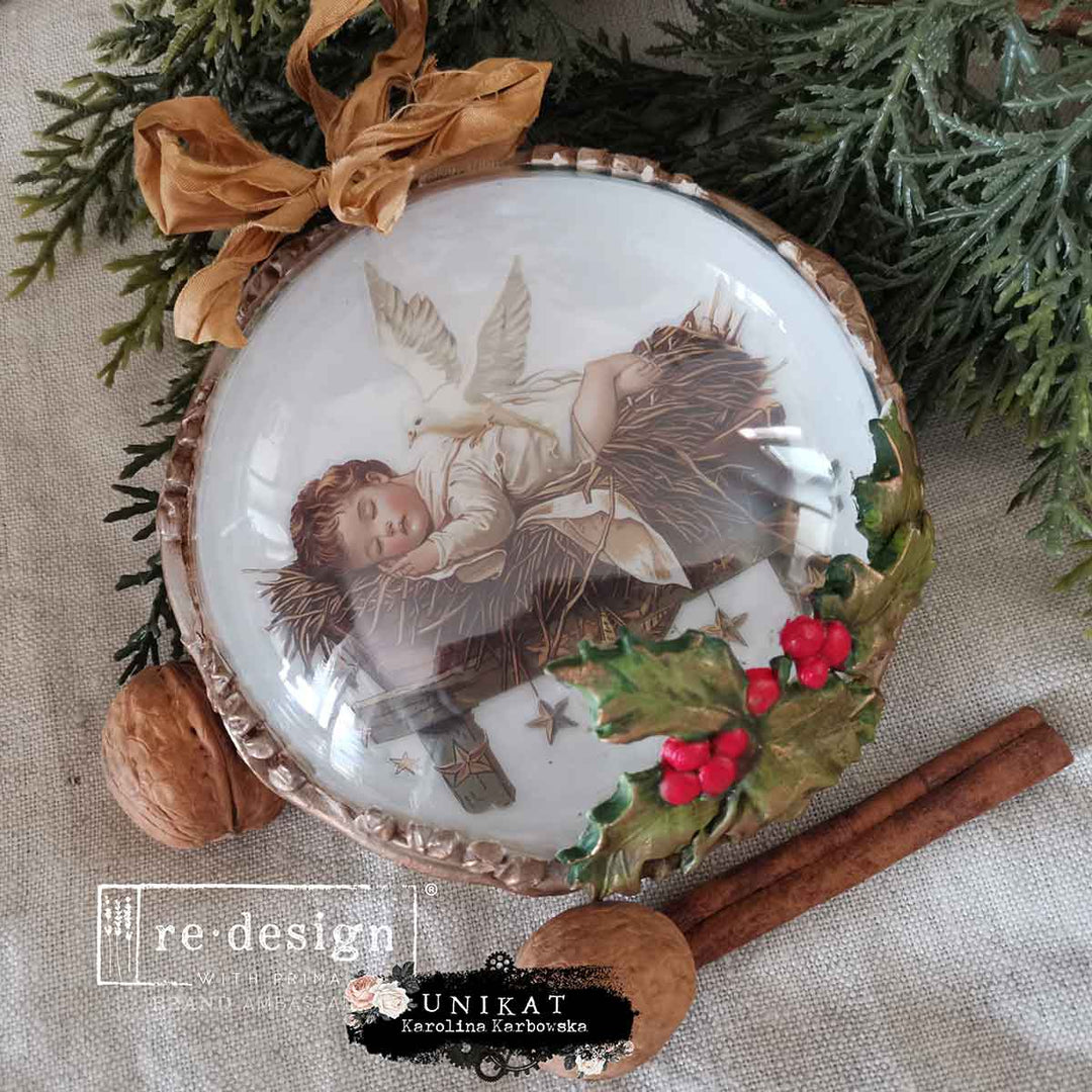 NEW! Redesign Middy Transfer - SACRED NIGHT COLLECTION (4 sheets, each 21.59cm x 27.94cm) - Rustic Farmhouse Charm