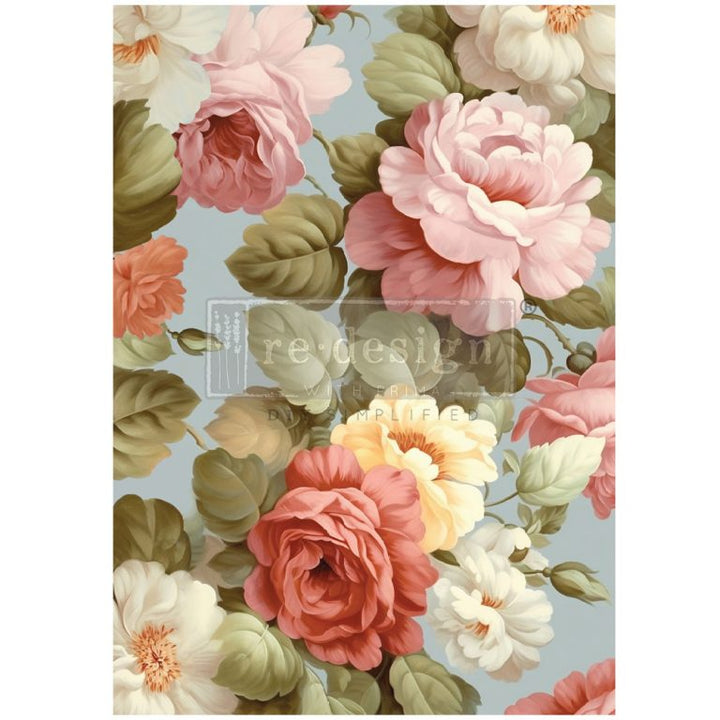 NEW! SALON DE LA GLOIRE Redesign A1 Decoupage Fibre Paper (59.44cm x 84.07cm) - Rustic Farmhouse Charm