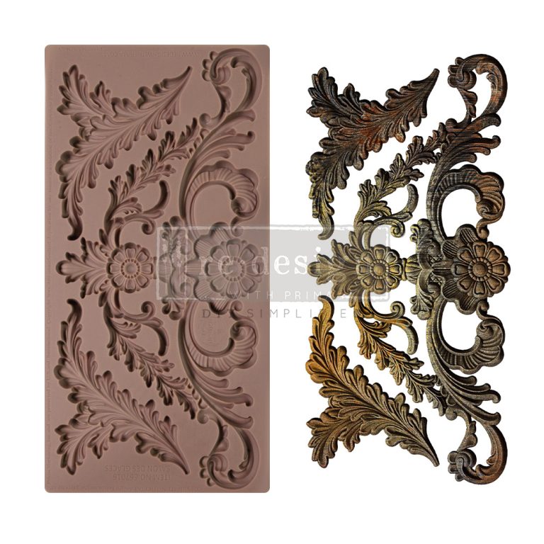 NEW! SALON DES GLACES Redesign Mould 5" x 10" - Rustic Farmhouse Charm