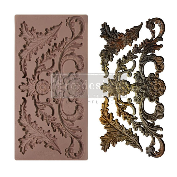 NEW! SALON DES GLACES Redesign Mould 5" x 10" - Rustic Farmhouse Charm