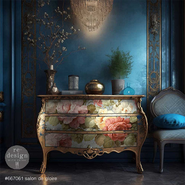 NEW! SALON DE LA GLOIRE Redesign A1 Decoupage Fibre Paper (59.44cm x 84.07cm) - Rustic Farmhouse Charm