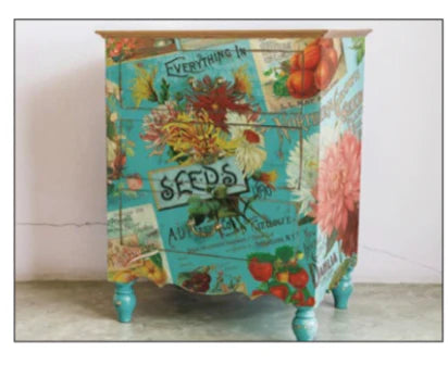 SEED CATALOGUE Transfer Pad by IOD (set of eight 8"x12" sheets) - Rustic Farmhouse Charm