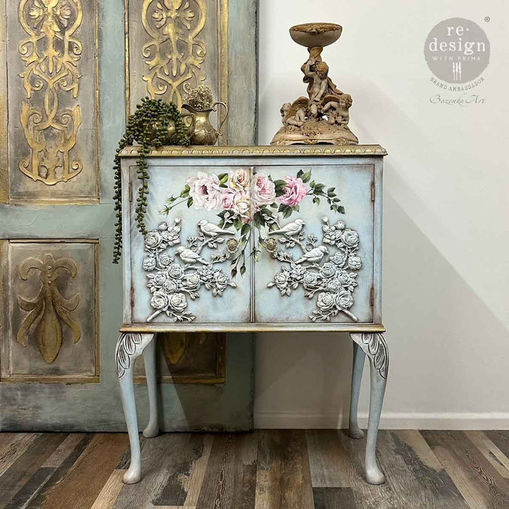 NEW! Redesign Décor Poly - SERENE PERCH RIGHT (25.4cm x 22.9cm) - Rustic Farmhouse Charm