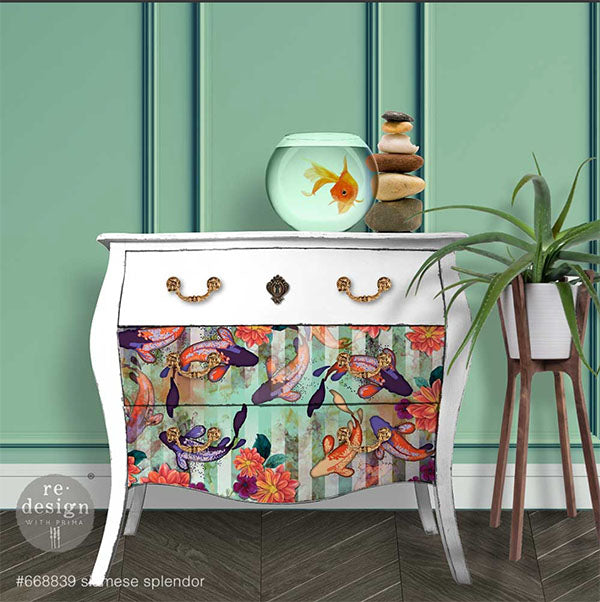 NEW! SIAMESE SPLENDOUR Redesign Decoupage Tissue Paper by Cece (48.26cm x 76.2cm) - Rustic Farmhouse Charm