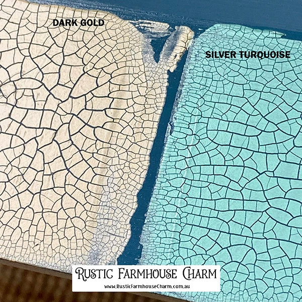 DARK GOLD Metallic Cracking Paste by Pentart 100ml - Rustic Farmhouse Charm