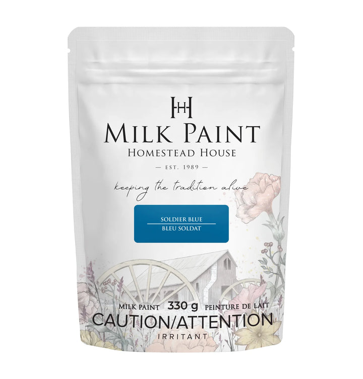 Homestead House Milk Paint - SOLDIER BLUE - Rustic Farmhouse Charm