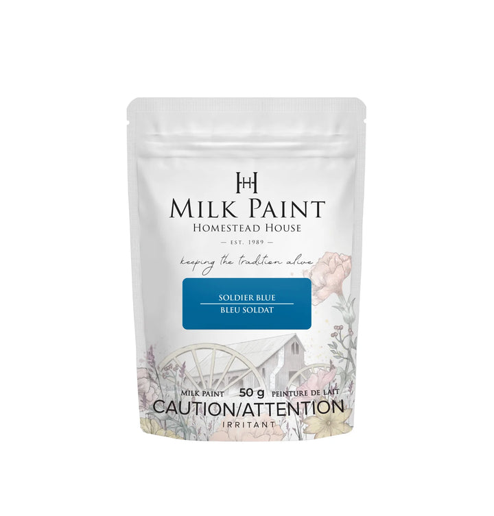 Homestead House Milk Paint - SOLDIER BLUE - Rustic Farmhouse Charm