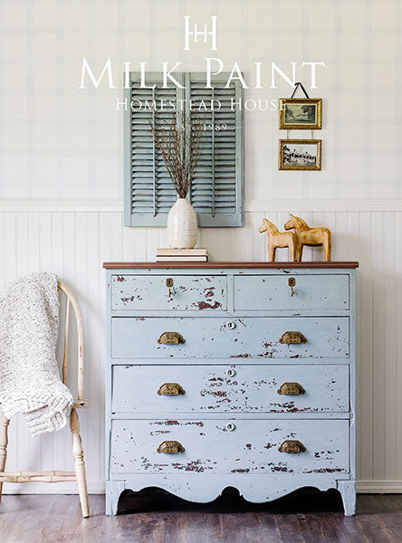 Homestead House Milk Paint - SOLSTICE BLUE - Rustic Farmhouse Charm