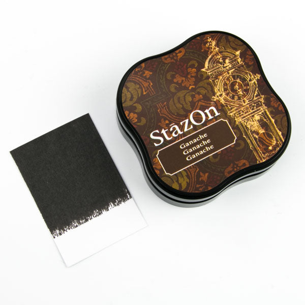 StazOn Midi Ink Pad - GANACHE (Permanent, Solvent-Based) - Rustic Farmhouse Charm