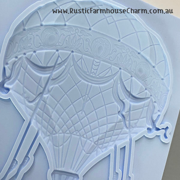 LaBlanche Mould - STEAMPUNK BALLOON (12.7 cm x 20.3 cm) - Rustic Farmhouse Charm