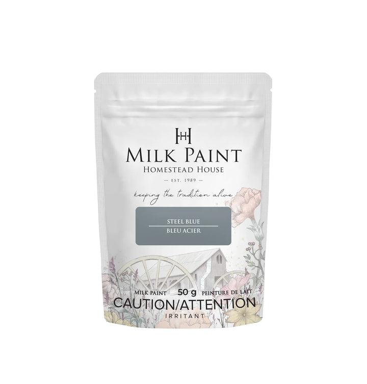 Homestead House Milk Paint - STEEL BLUE - Rustic Farmhouse Charm