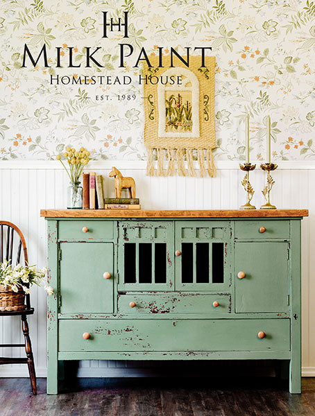 Homestead House Milk Paint - STOCKOLM GREEN - Rustic Farmhouse Charm