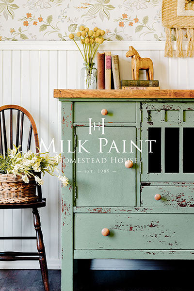 Homestead House Milk Paint - STOCKOLM GREEN - Rustic Farmhouse Charm