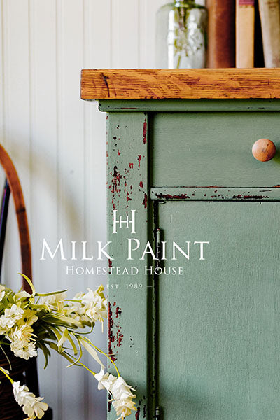 Homestead House Milk Paint - STOCKOLM GREEN - Rustic Farmhouse Charm