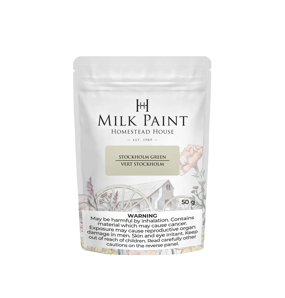 Homestead House Milk Paint - STOCKOLM GREEN - Rustic Farmhouse Charm