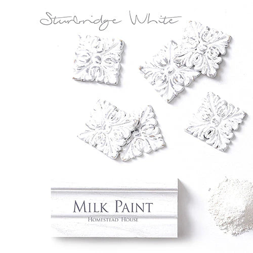 Homestead House Milk Paint - STURBRIDGE WHITE - Rustic Farmhouse Charm