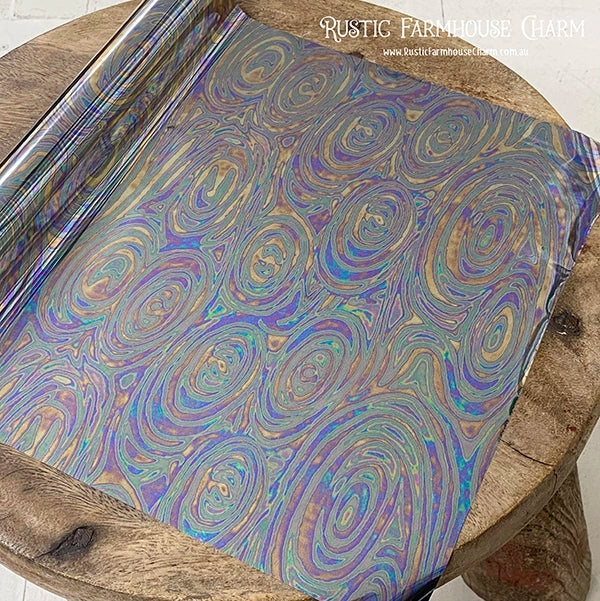 SUGAR PLUM SWIRL Metallic Foil - Rustic Farmhouse Charm