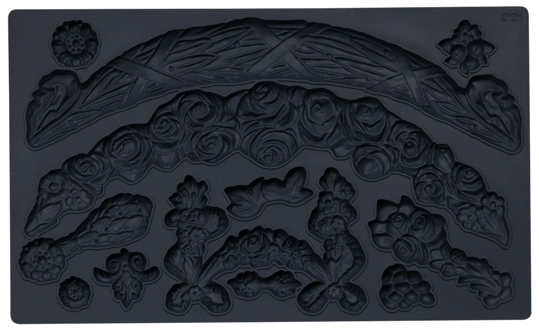 SWAGS Mould by IOD (6"x10", 15.24cm x 25.4cm) - Rustic Farmhouse Charm