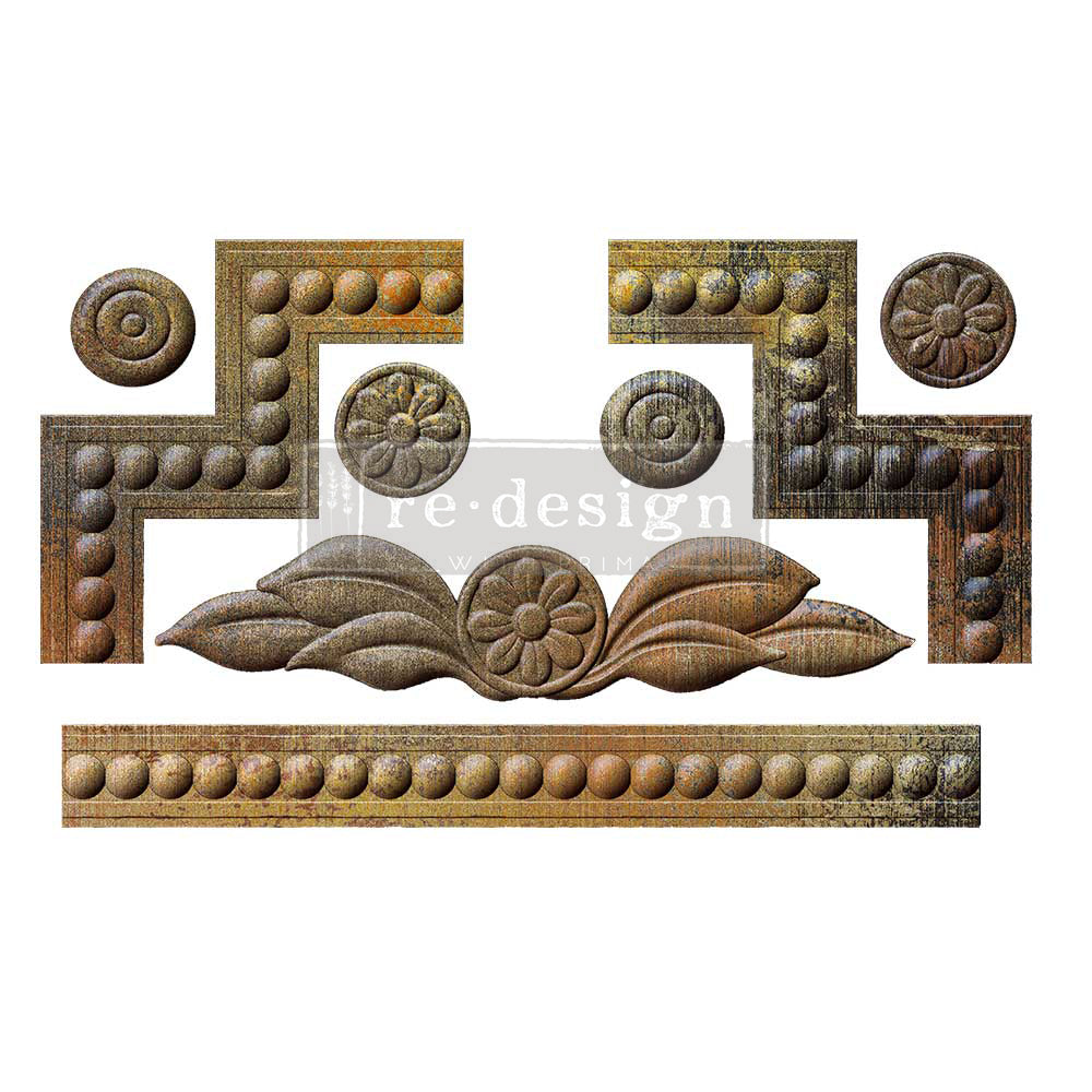 Redesign Mould - SWEDISH POSY by Annie Sloan - Rustic Farmhouse Charm