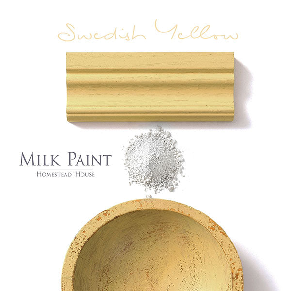 Homestead House Milk Paint - SWEDISH YELLOW - Rustic Farmhouse Charm