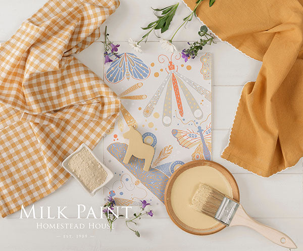 Homestead House Milk Paint - SWEDISH YELLOW - Rustic Farmhouse Charm