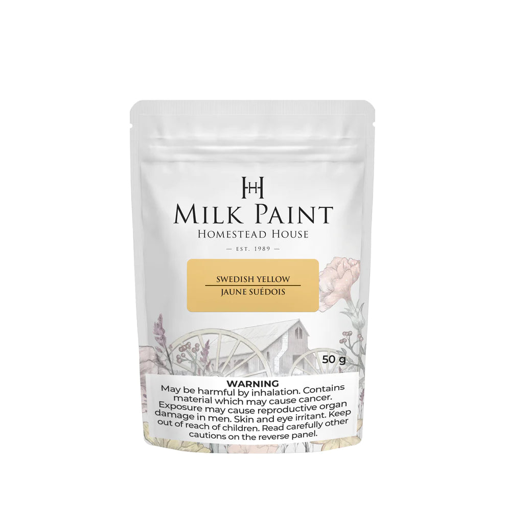 Homestead House Milk Paint - SWEDISH YELLOW - Rustic Farmhouse Charm