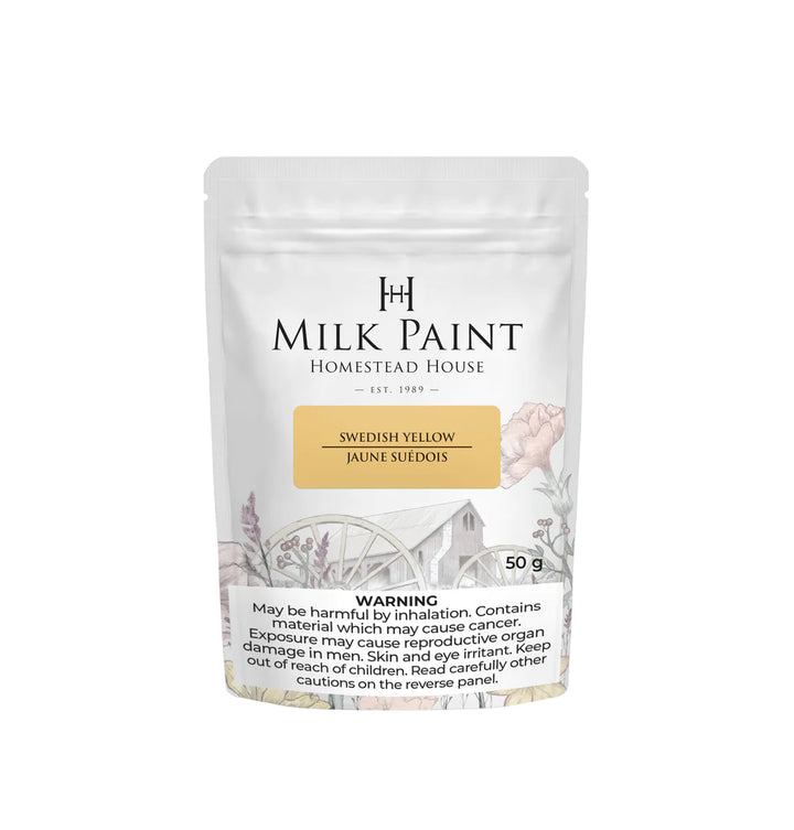 Homestead House Milk Paint - SWEDISH YELLOW - Rustic Farmhouse Charm