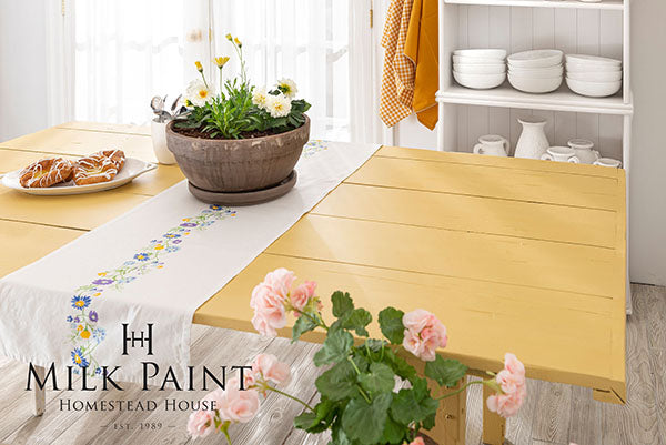 Homestead House Milk Paint - SWEDISH YELLOW - Rustic Farmhouse Charm