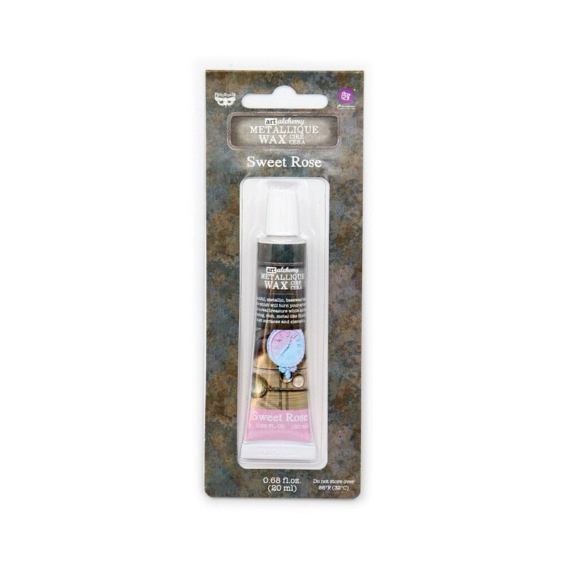 SWEET ROSE Finnabair Metallique Wax (Art Alchemy) - Rustic Farmhouse Charm