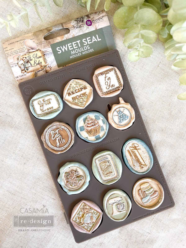 Prima Mould - SWEET SEAL (5" x 8") - Rustic Farmhouse Charm
