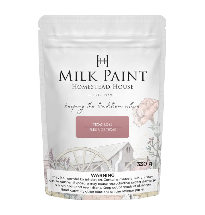 Homestead House Milk Paint - TEXAS ROSE - Rustic Farmhouse Charm