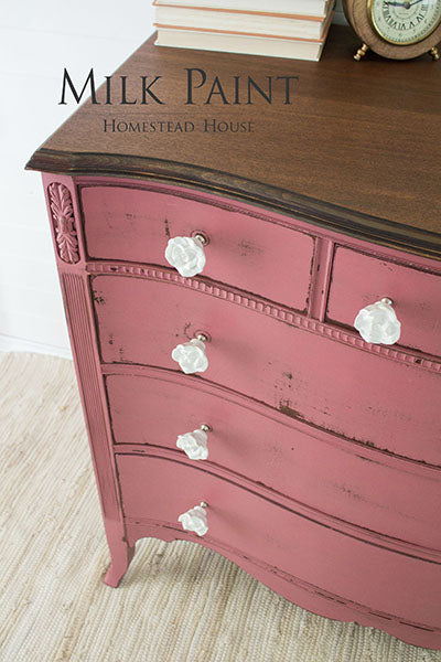 Homestead House Milk Paint - TEXAS ROSE - Rustic Farmhouse Charm
