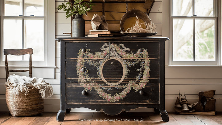THE BOTANIST Transfer Pad by IOD (set of four 12"x16" sheets) - Rustic Farmhouse Charm