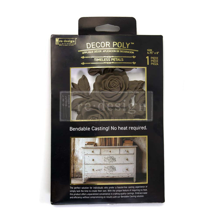NEW! Redesign Décor Poly - TIMELESS PETALS (12.1cm x 20.3cm) - Rustic Farmhouse Charm