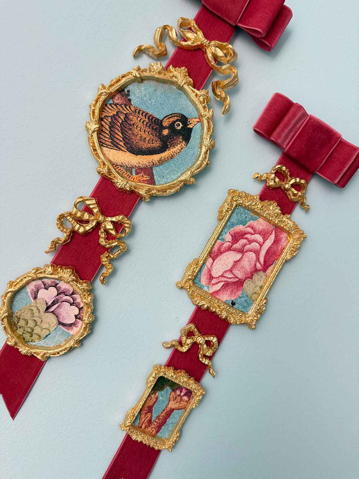 NEW! Redesign Mould - TIMELESS TIES (5" x 8") - Rustic Farmhouse Charm