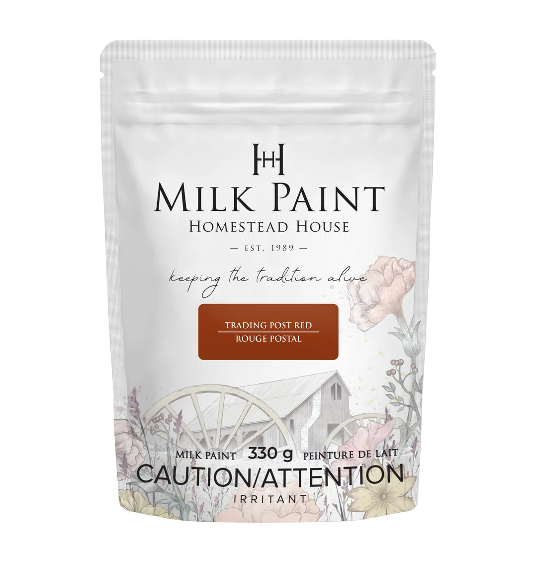 Homestead House Milk Paint - TRADING POST RED - Rustic Farmhouse Charm
