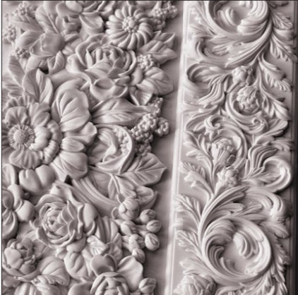 NEW! IOD Mould - TRIMMINGS 4 (6"x10", 15.24cm x 25.4cm) - Rustic Farmhouse Charm