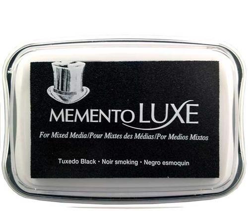 Tsukineko Memento Luxe Ink Pad - TUXEDO BLACK (great for fabrics!) - Rustic Farmhouse Charm