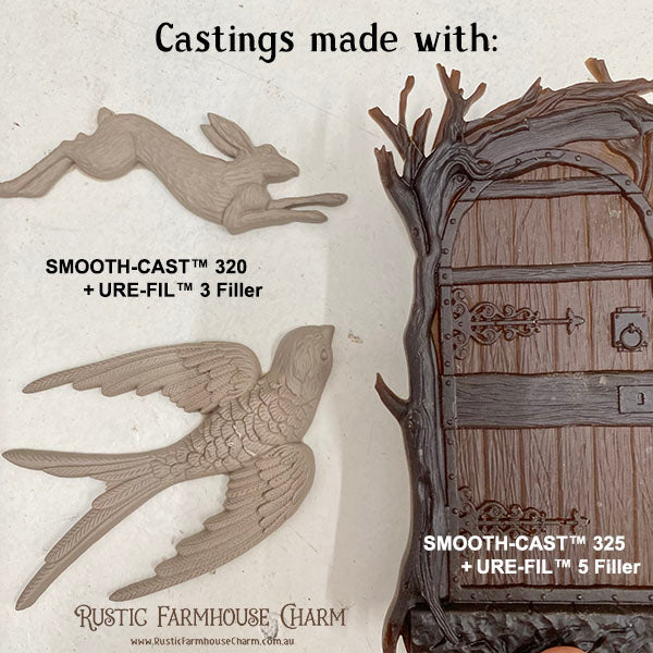 Quick-Set Clear Amber Polyurethane Resin SMOOTH-CAST™ 325 by Smooth-On (0.86kg) - Rustic Farmhouse Charm