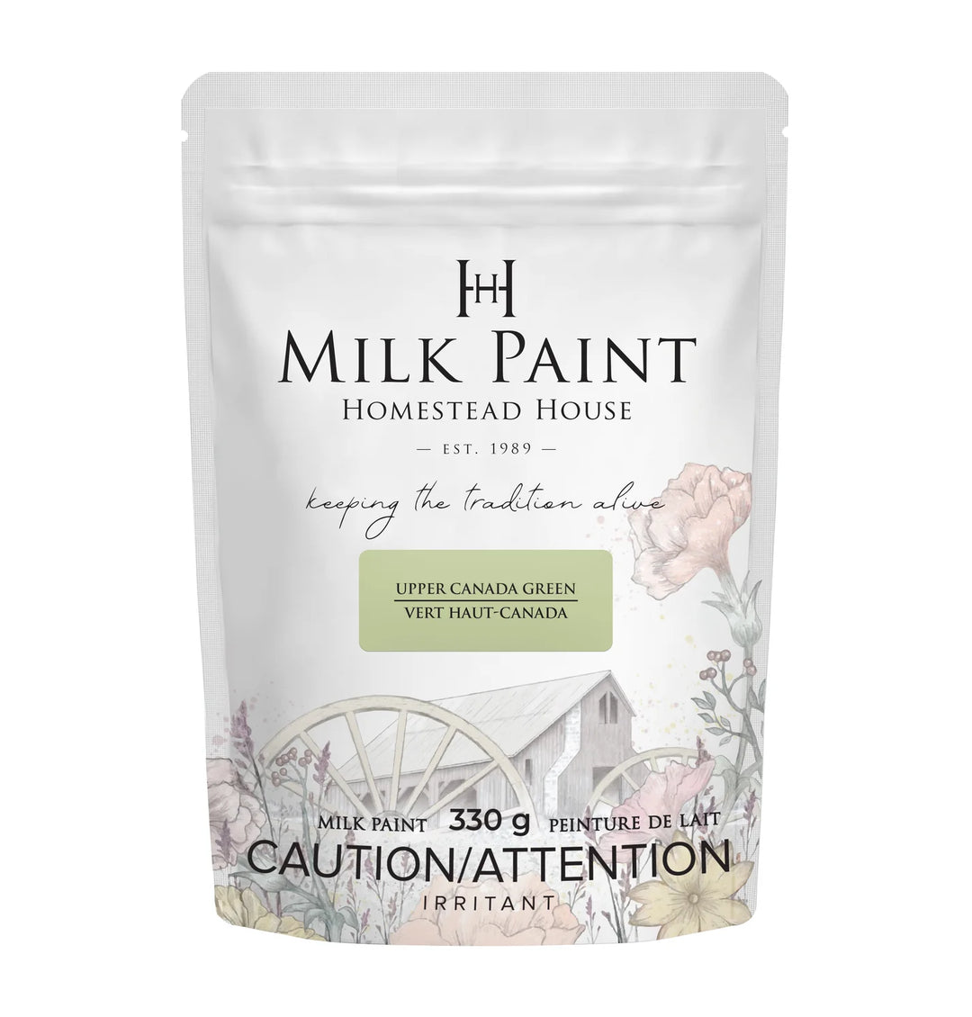 Homestead House Milk Paint - UPPER CANADA GREEN - Rustic Farmhouse Charm